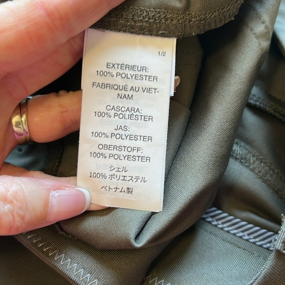 VUORI Meta Pant Athletic Slim Fit 32 inch Olive Green Stretch Sz 34 x 32 - Picture 12 of 15